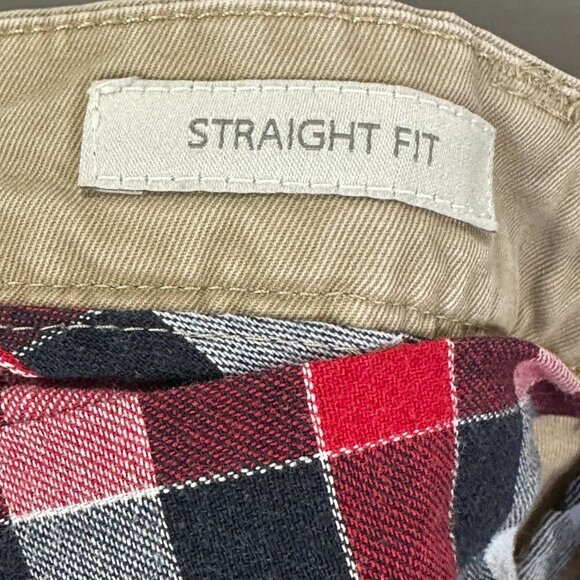 Bonobos Pants Mens 32 Straight Fit Washed Chino Beige Cotton Straight Leg Pocket - Picture 10 of 11